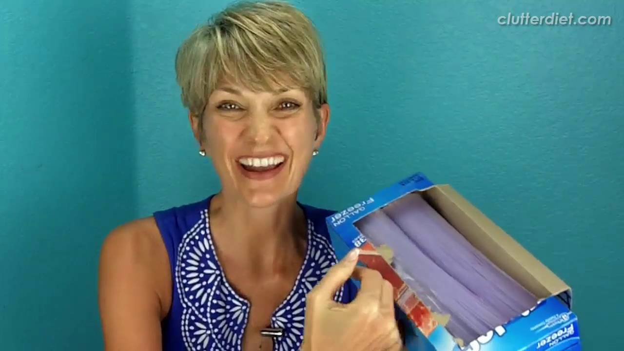 How to Organize Food Storage Bags, Wraps and Foil | Clutter Video Tip