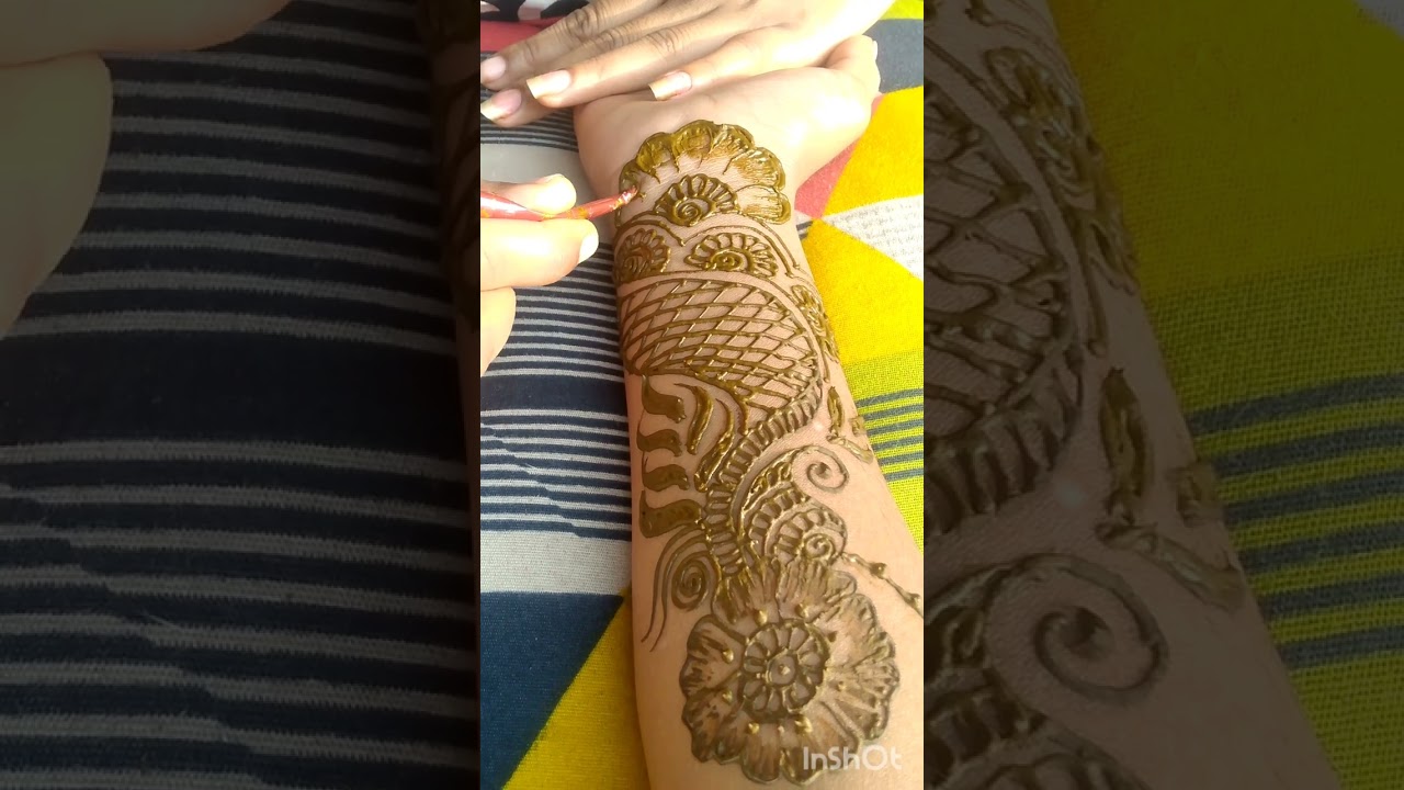 Simple aur aasan mehndi design 🙏🙏plz subscribe me my channel guys 🙏🙏🙏