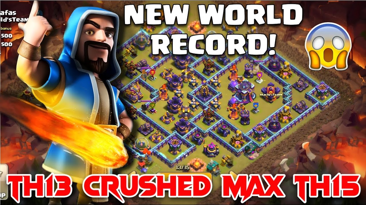 Impossible! TH13 CRUSHED MAX TH15 in CWL 😱🔥| Clash of Clans