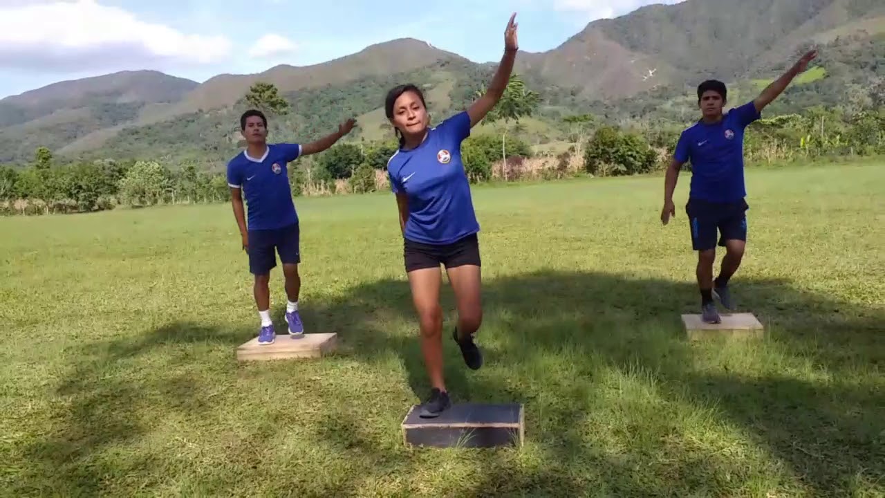 Gimnasia rítmica en step.