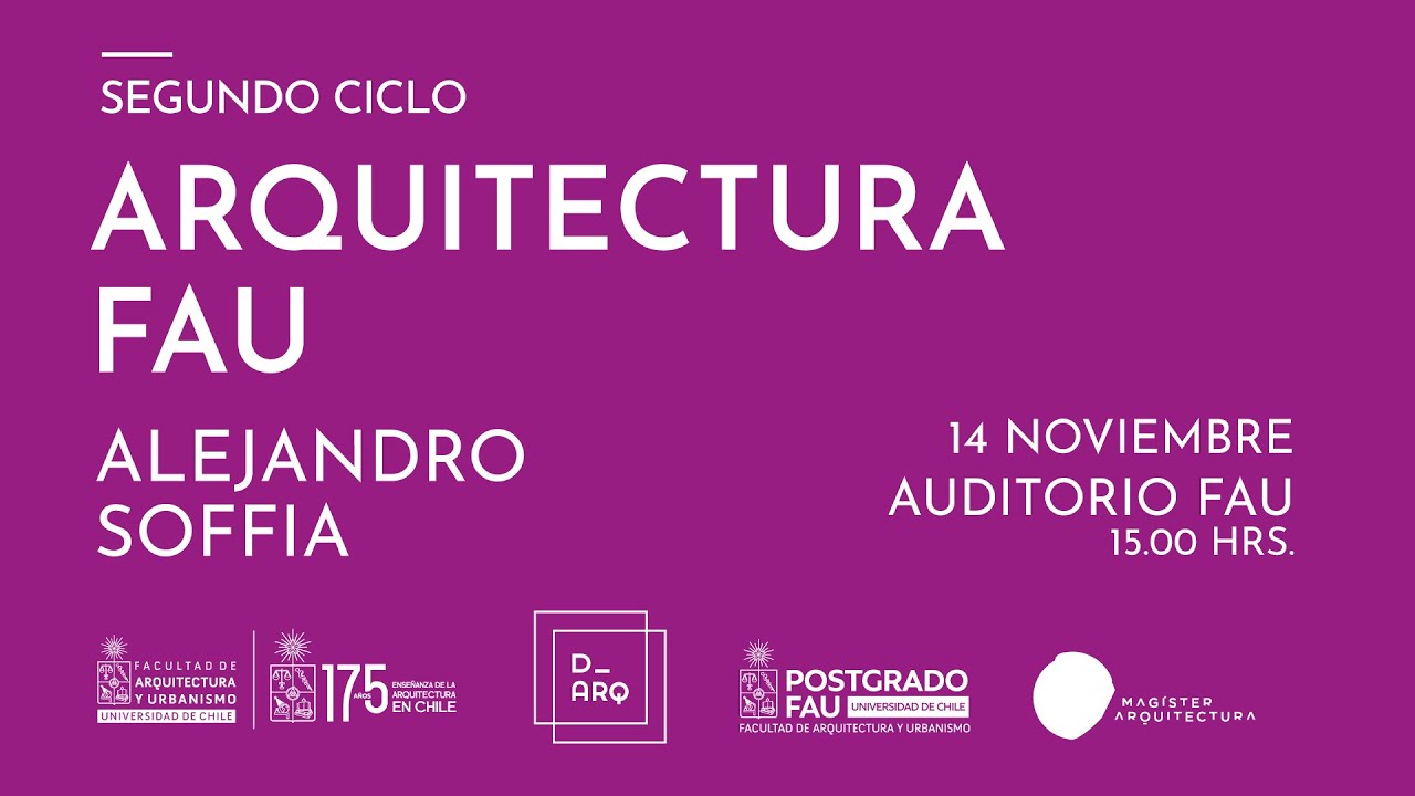 2do Ciclo de Arquitectura - Alejandro Soffia
