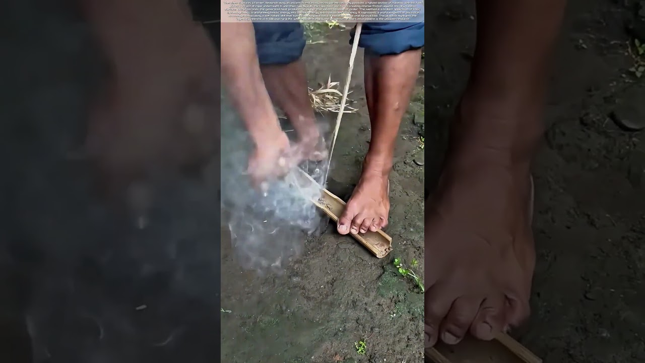 Rope to Flame: Friction-Fire Wisdom from a Split Bamboo