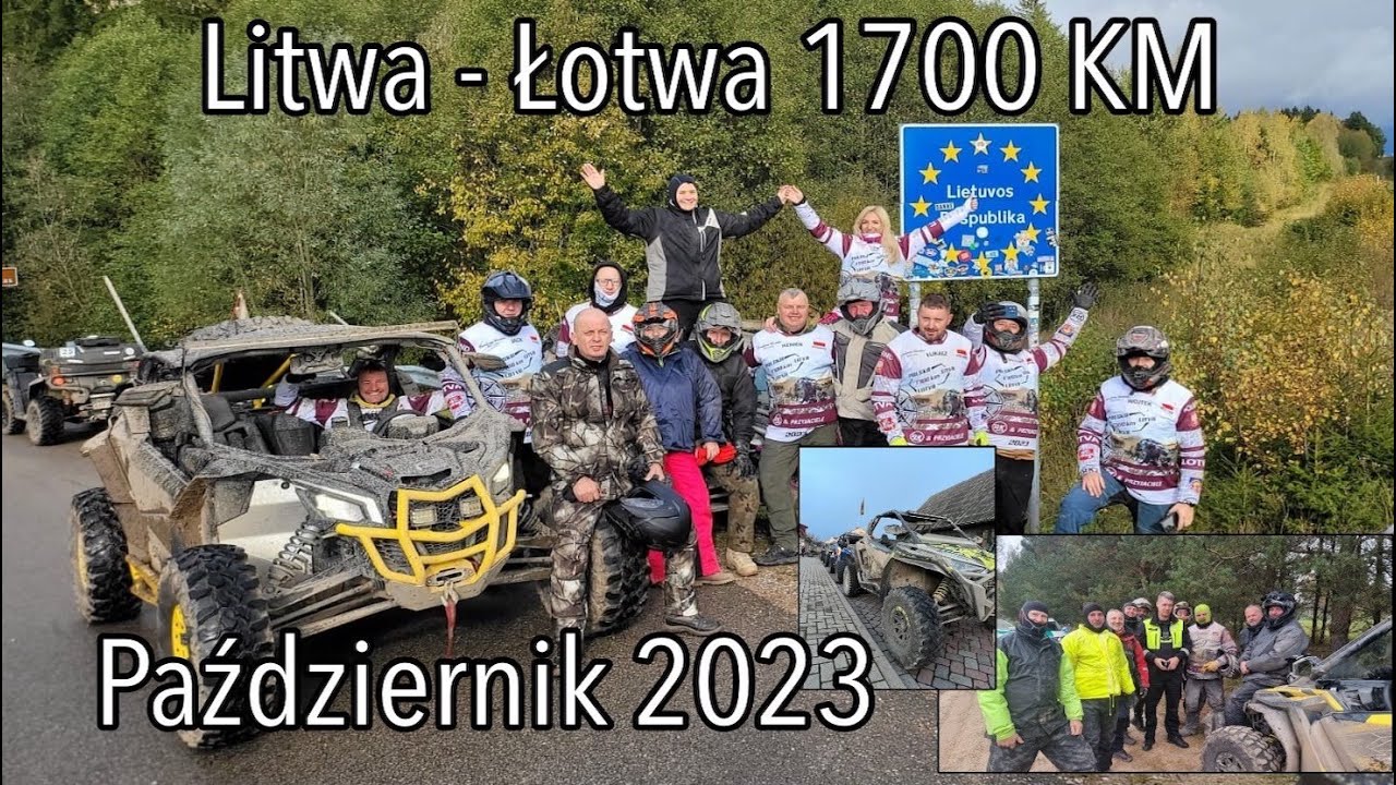 Polska 🇵🇱 Litwa 🇱🇹 Łotwa 🇱🇻 Wyprawa ATV UTV 1700 KM 😱