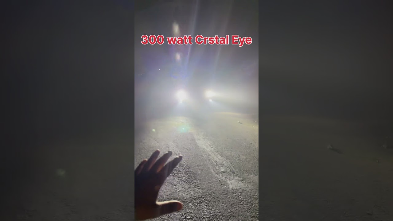 Crstal eye 300 Watt led For Nay Car headlight #viral