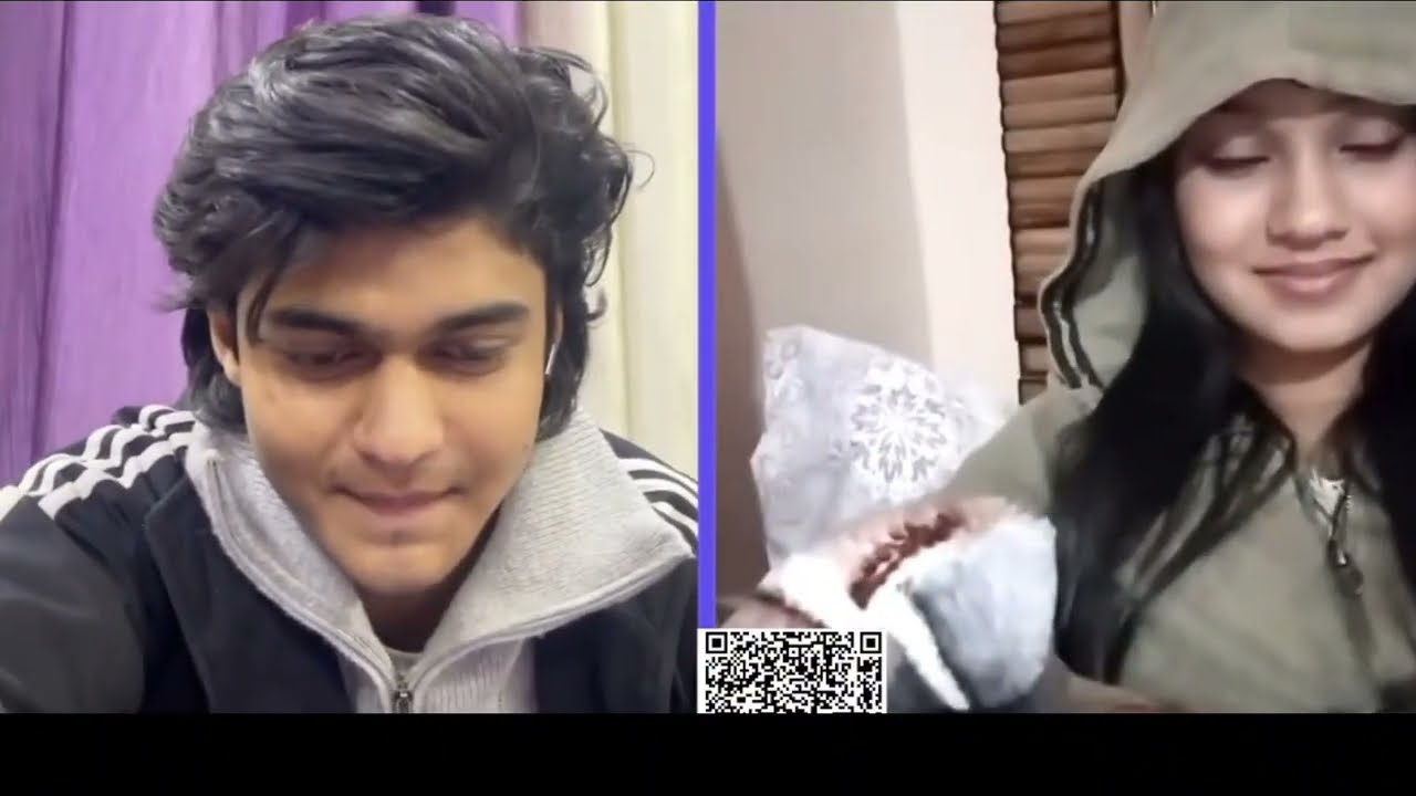 Shy girl on monkey chat 😜😱 @prankurv123 