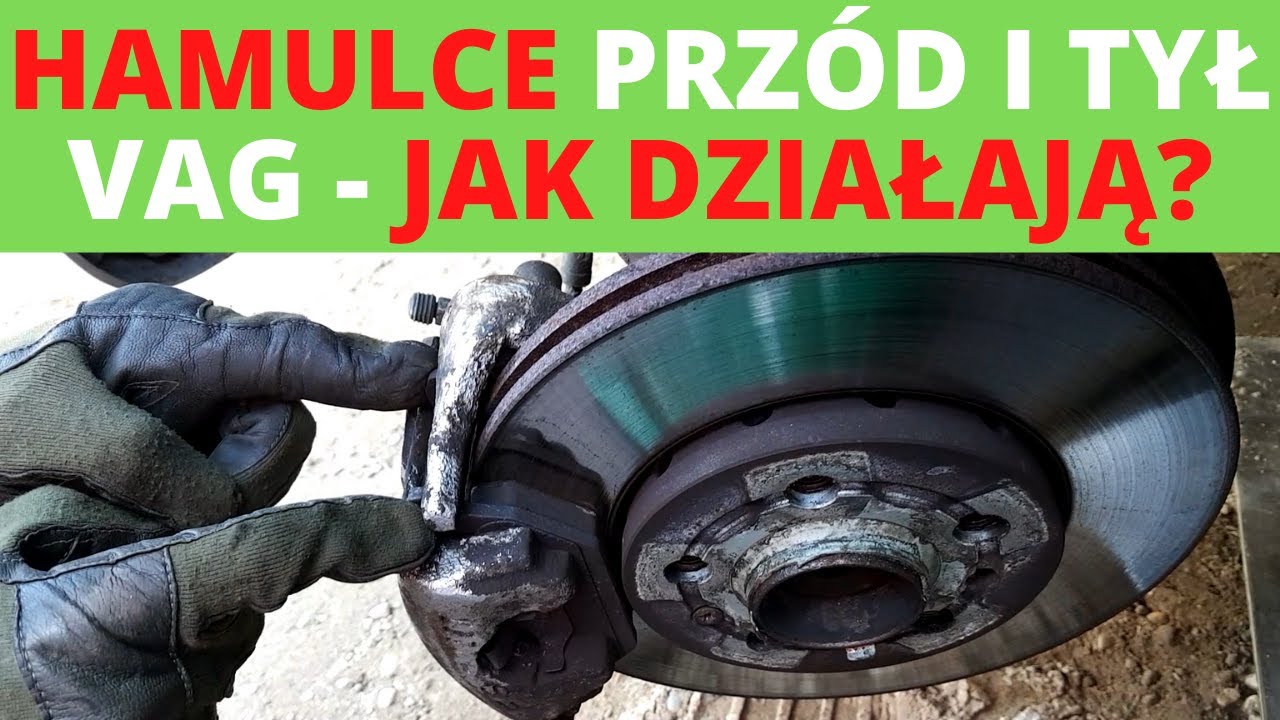 Jak działają hamulce? VAG - Wymiana hamulców tarcz i klocków przód tył, zapieczone hamulce Skoda