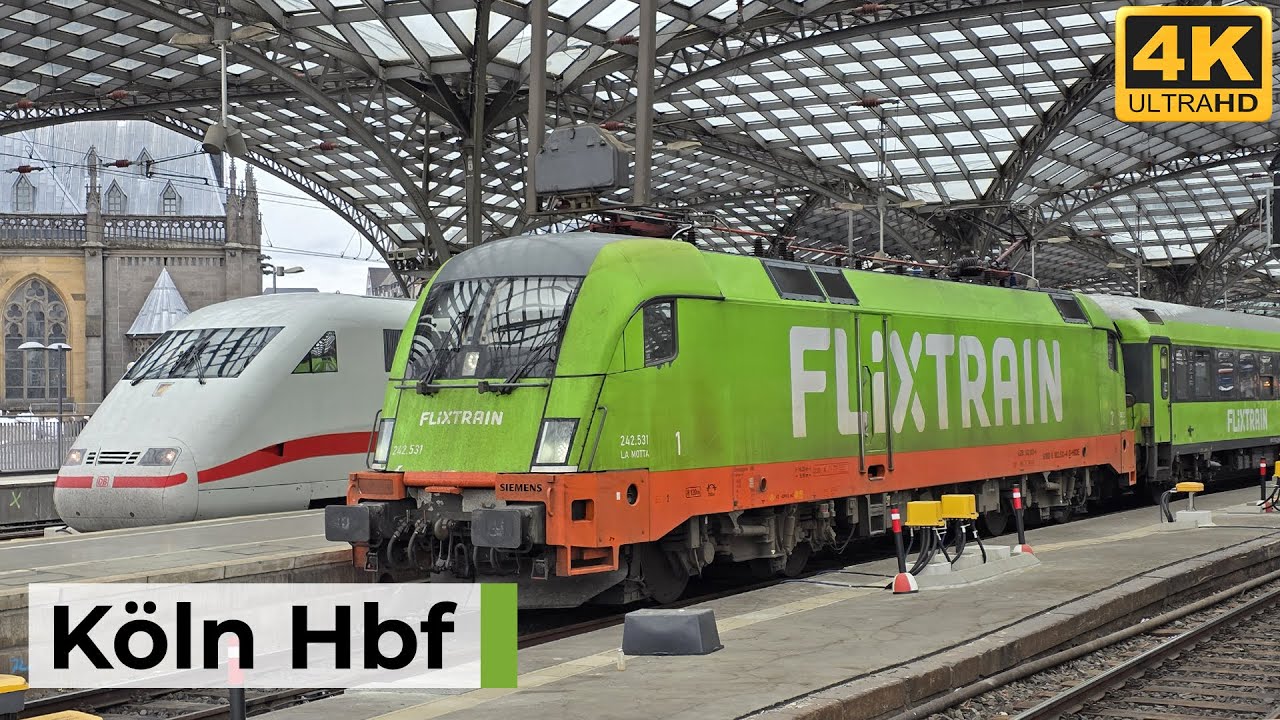 Köln Hbf 03.10.2025 - Nachmittagsverkehr mit internationalen ICE-Verbindungen & Regionalzügen