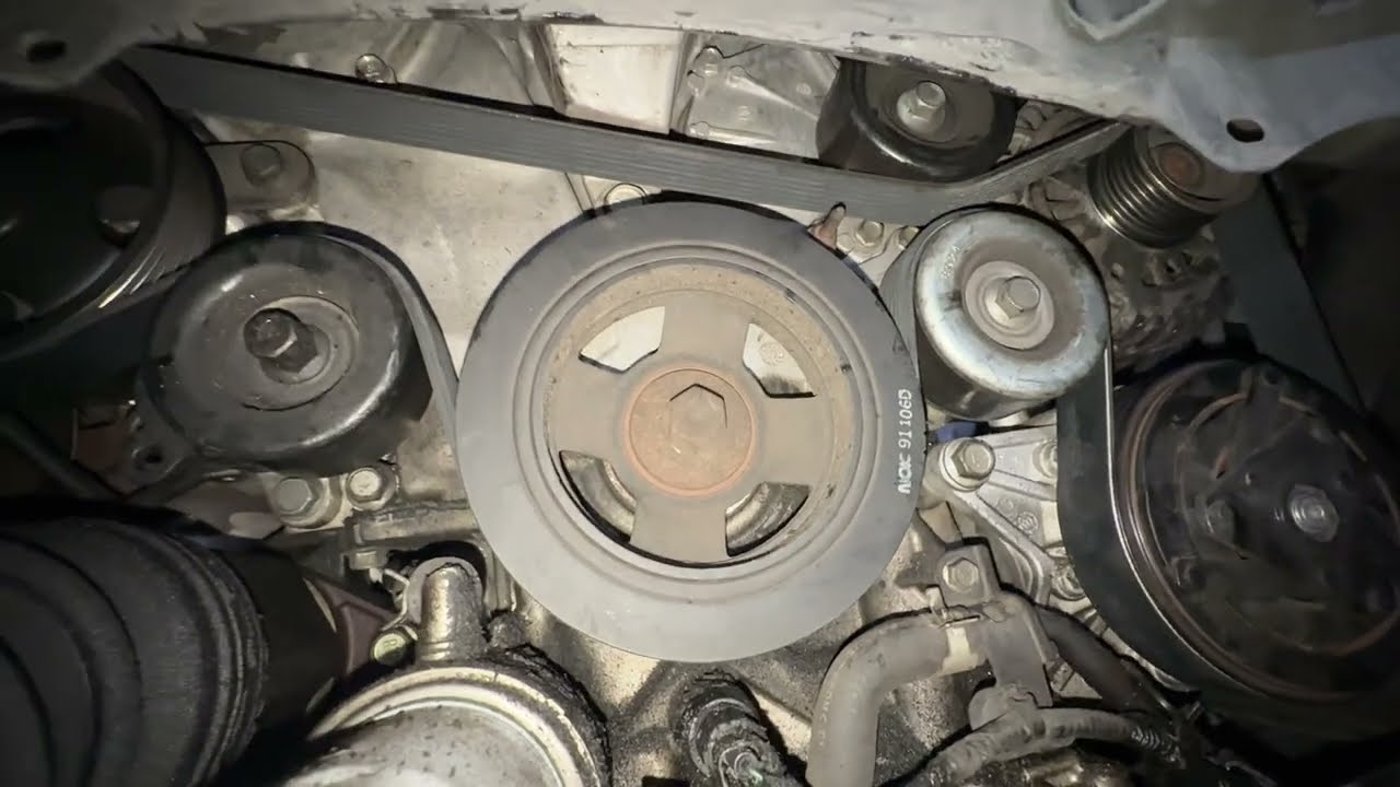 How to replace serpentine belt on 2007 2008 2009 2010 2011 Nissan Altima 3.5l V6
