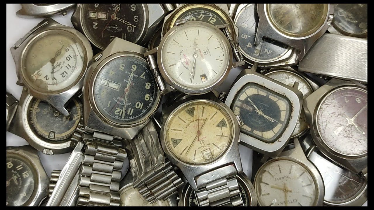 vintage watch West End Watch mix lote sell in India case on delivery available #swiss #westendwatch