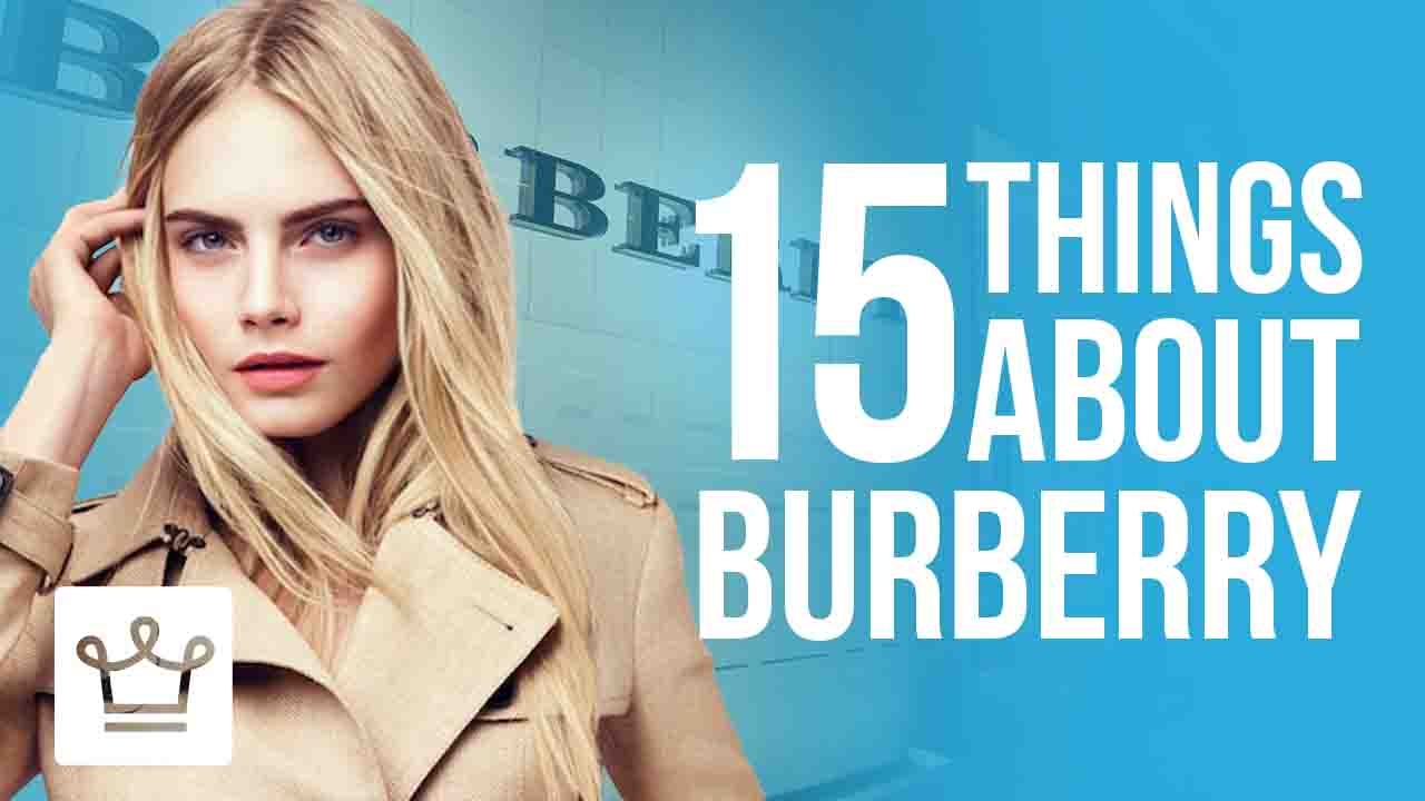 15 Things You Didn't Know About BURBERRY