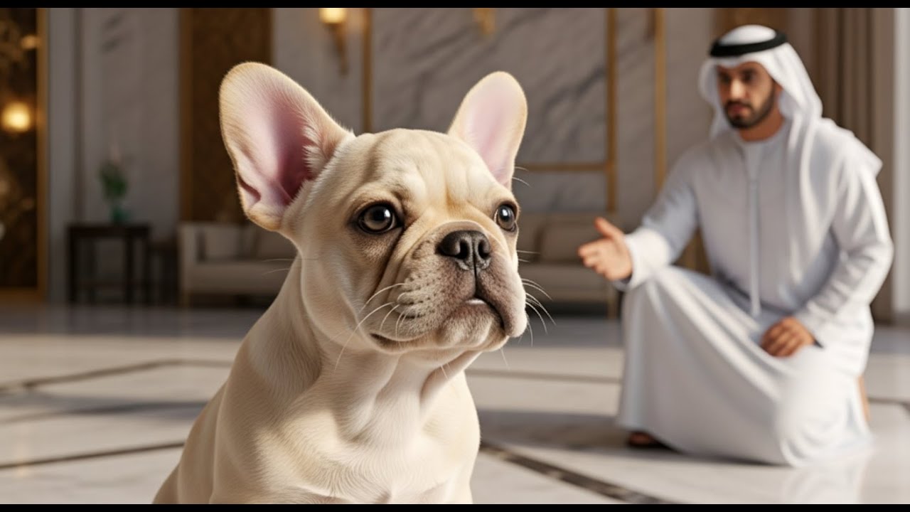 Luxury Life of an Arab Sheikh’s French Bulldog — Meeting His New Family