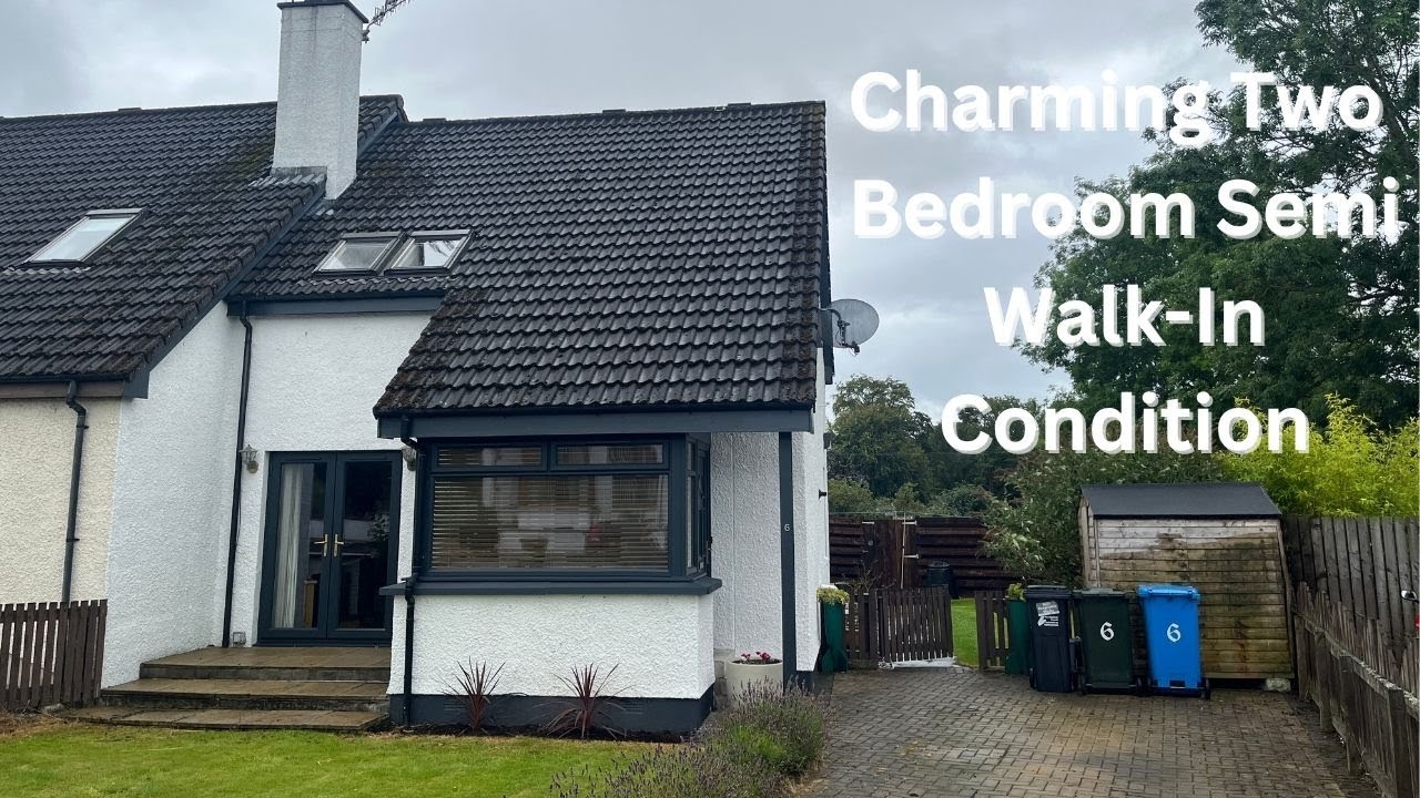 Quiet Cul de Sac in Muir of Ord Near Inverness - Two Bedrooms - Conservatory £180K