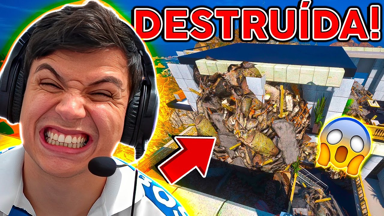 DESTRUÍRAM MINHA MANSÃO no GTA RP 🤬 (Paulinho o LOKO)
