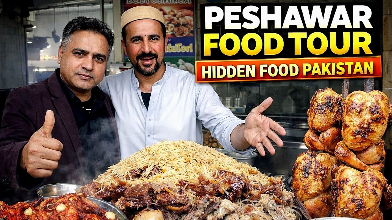 Tasting Real Dampukh & Afghani Pulao in Qissa Khwani Bazaar Peshawar | Hidden Food Pakistan