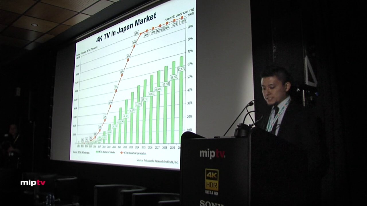 Japan's Road Map for 4K Ultra HD and Beyond - MIPTV 2017