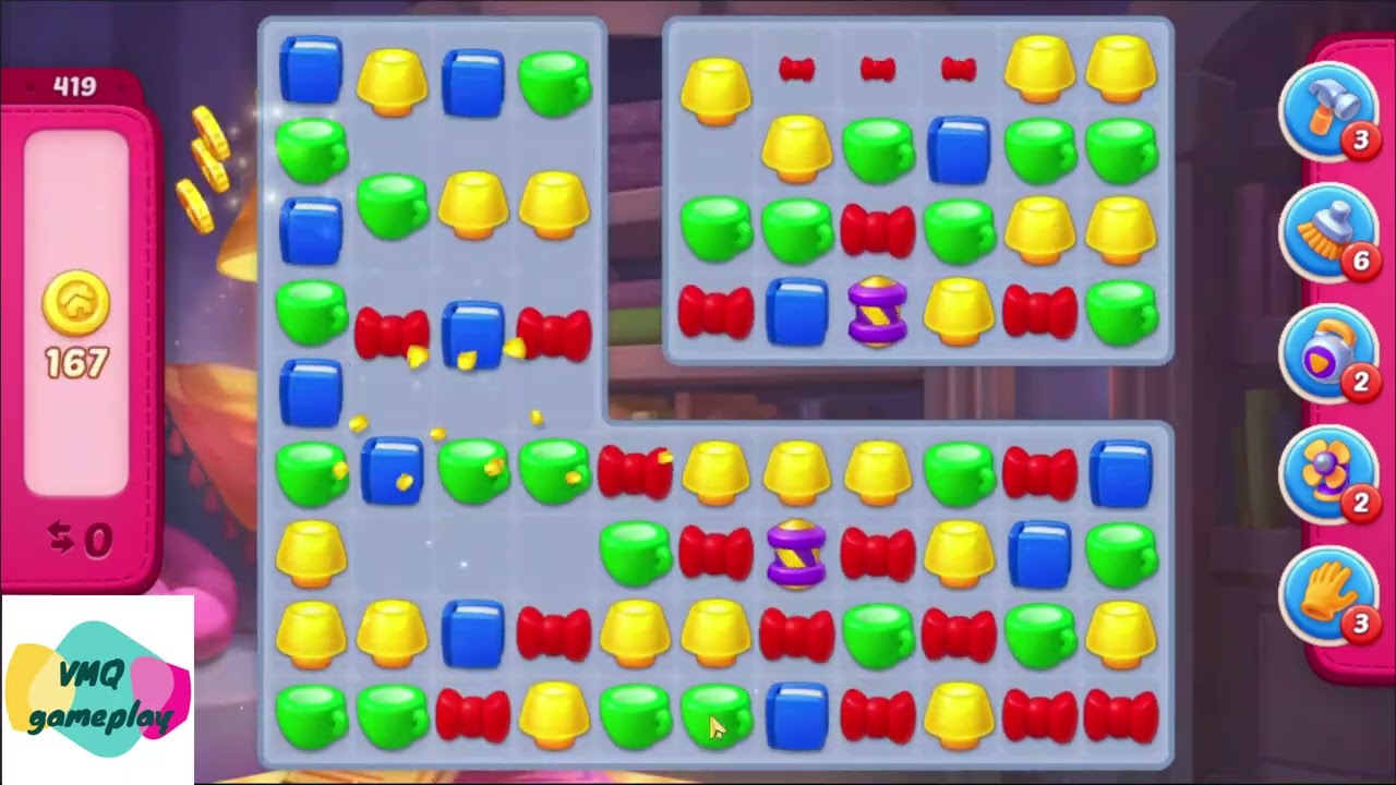 Homescapes level 417 to 421 - VMQ gameplay