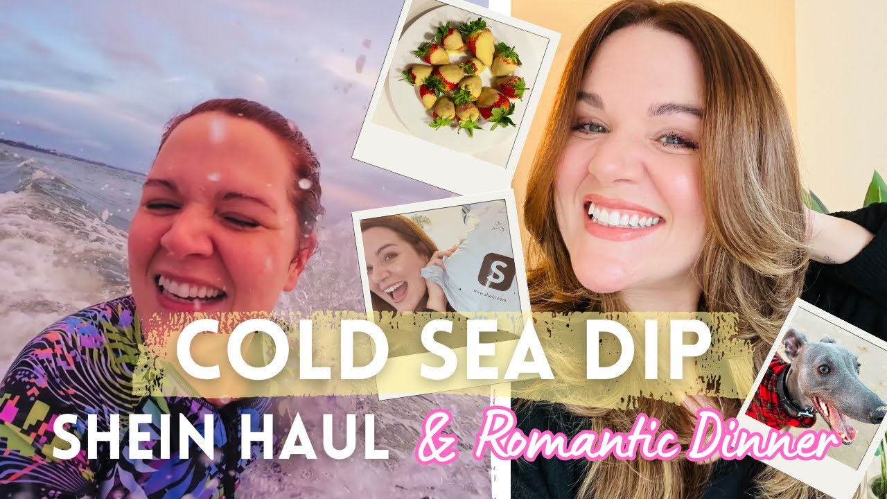 WINTER SEA DIP 🥶 in Bournemouth, Shein & The Range HAULS, Cook with Me! 💕