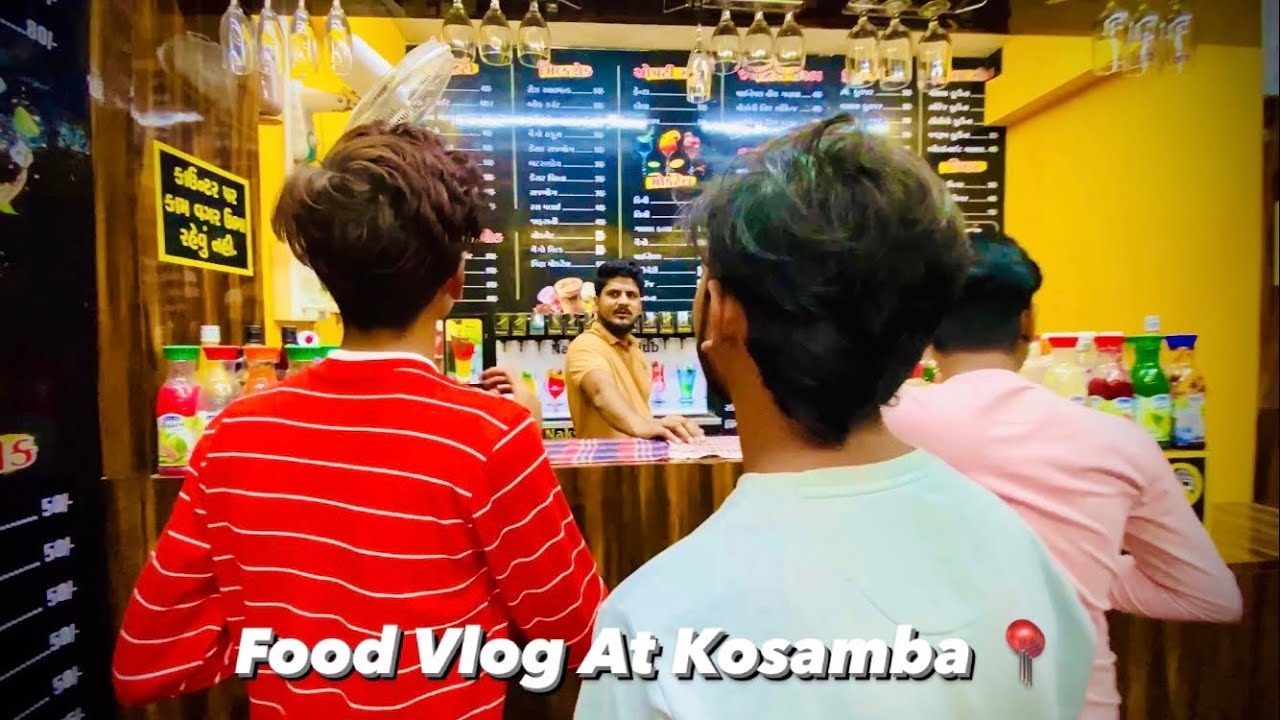 EXPLOER STREET FOOD OF KOSAMBA Part -1 With ABHI PARMAR@abhiparmar1932  @v2vlogs07