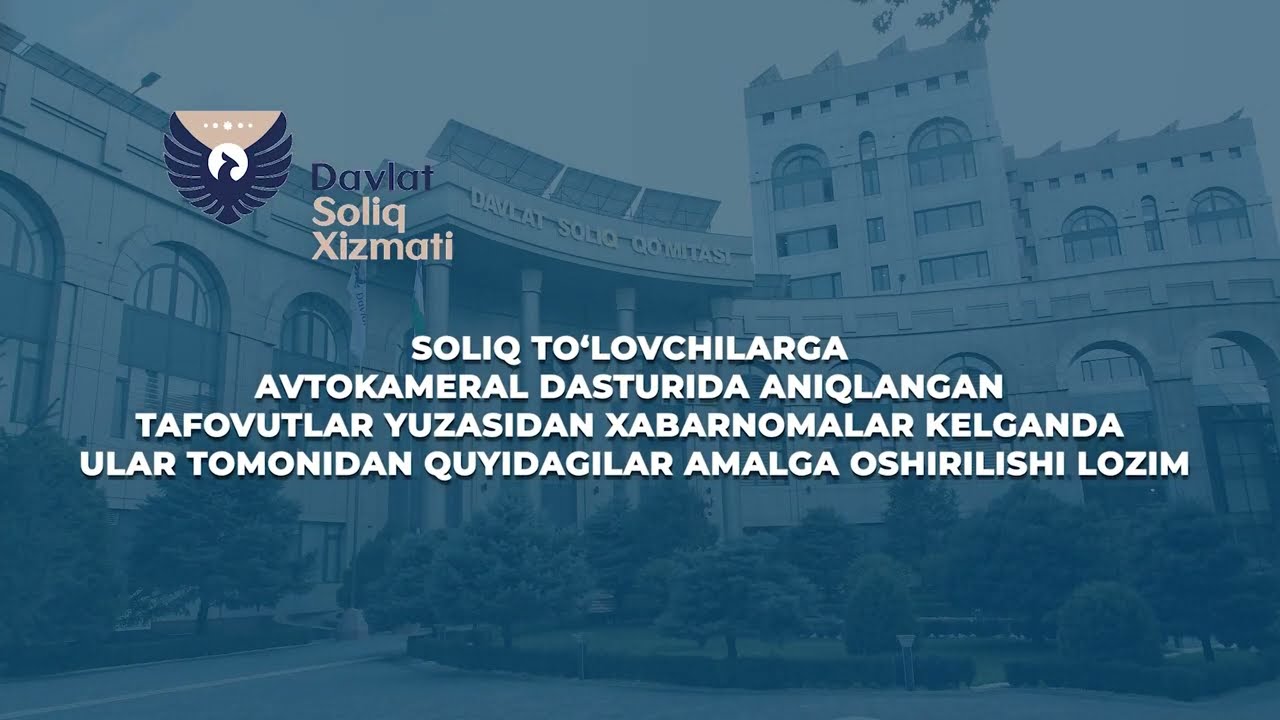 Avtokameral dasturida aniqlangan tafovutlarni bartaraf etish bo‘yicha videoqo‘llanma