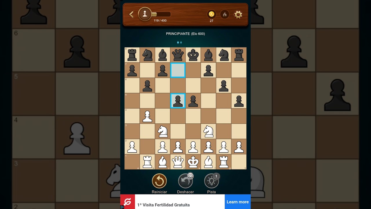 Jugando al ajedrez xd