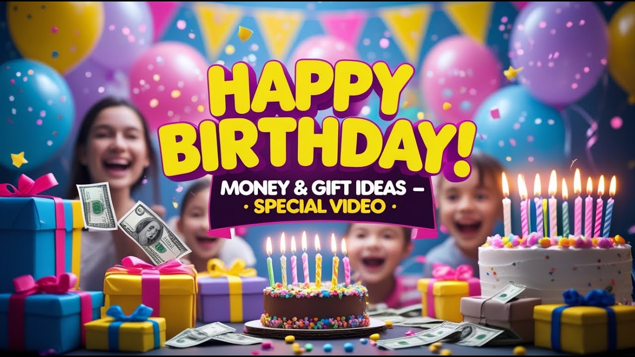 Happy Birthday Money & Gift Ideas – Special Video