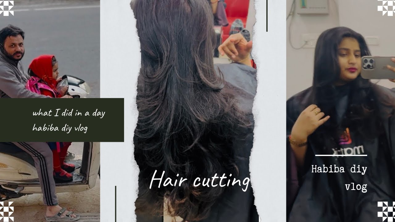 Hair cutting🌸🌺💕 #habibadiyvlog #youtube #viral #video #vlog #youtubeindia #family channel 🌸💕❤️🥰