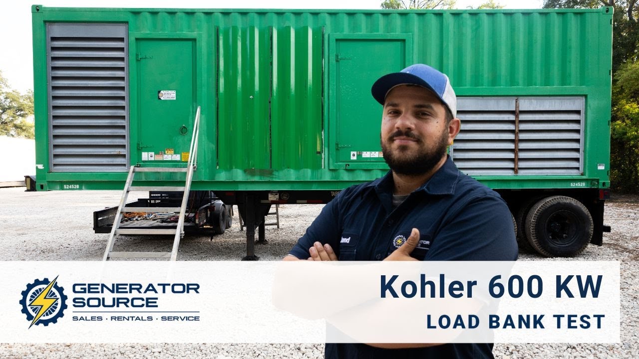 Kohler 600 kW Load Bank Test Highlights 