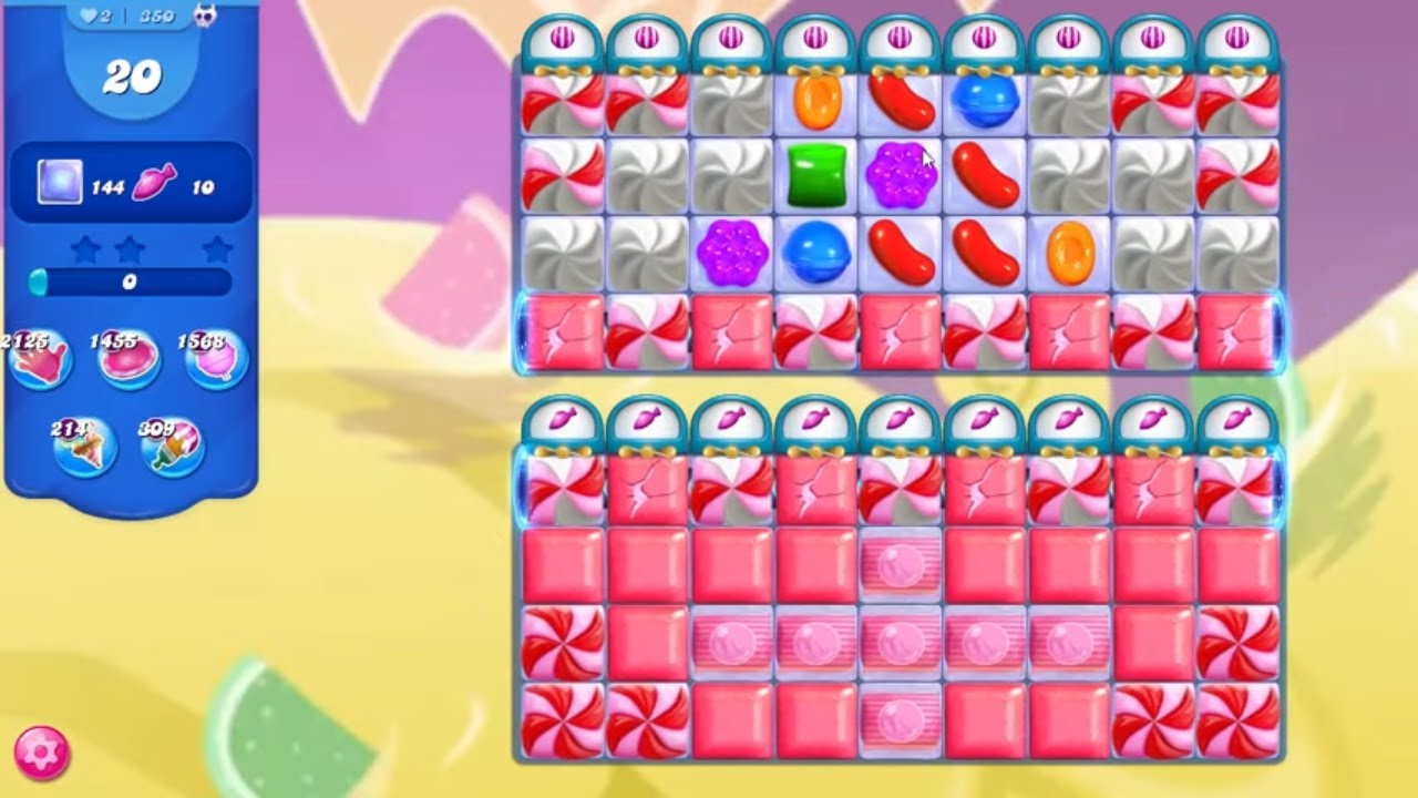 Candy Crush Saga LEVEL 350 NO BOOSTERS