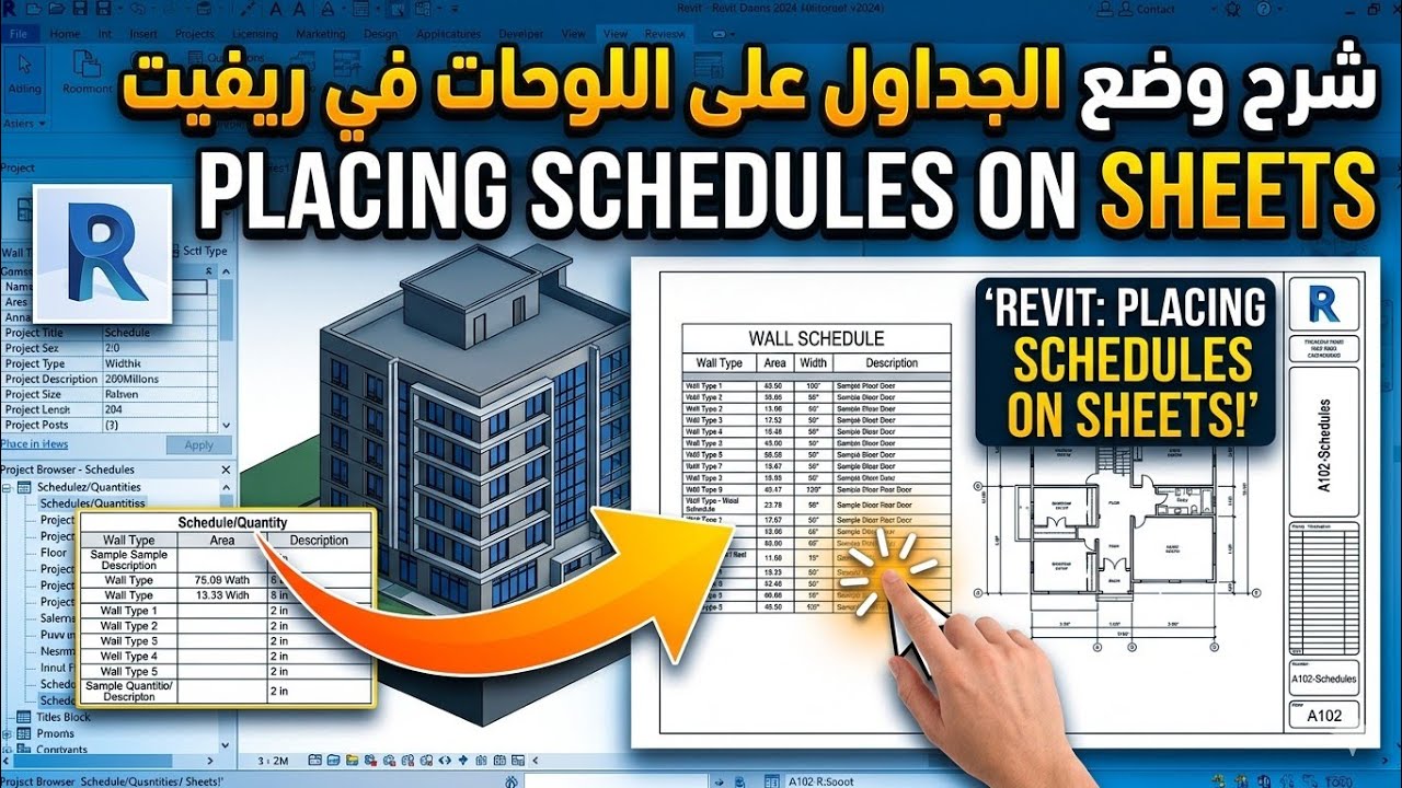 Placing Schedules on Sheets