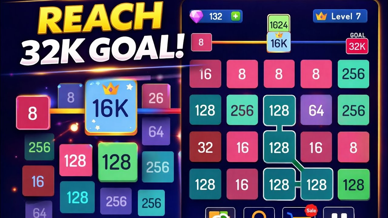 🔢 Number Puzzle Game – Can You Solve This Hard Level?