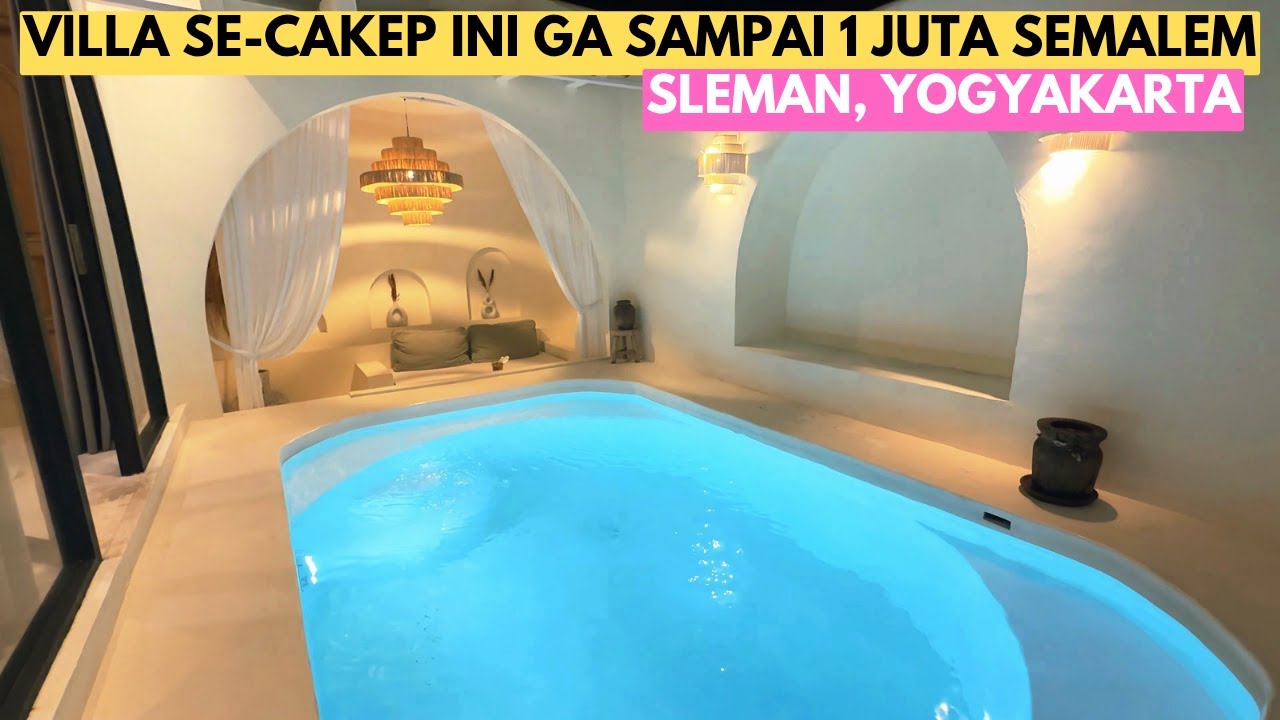 villa paling estetik ada private pool | bohemian jogja villas review villa terbaik di yogyakarta
