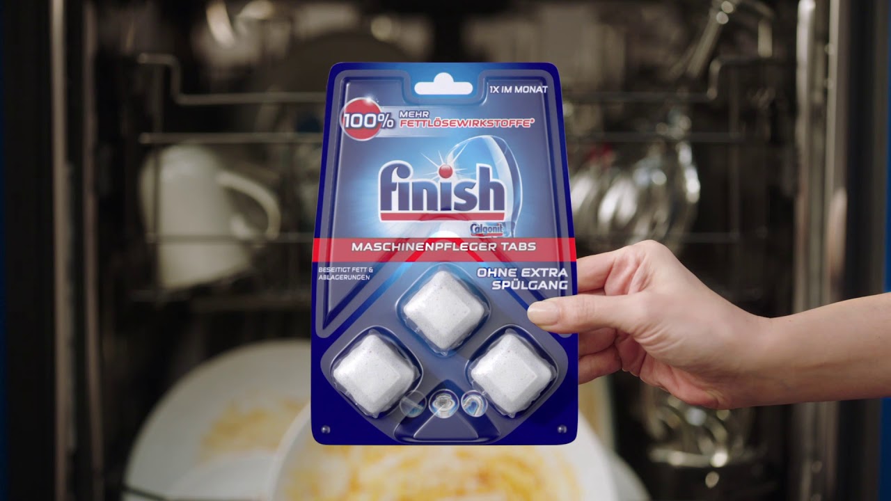 Finish Maschinenpfleger Tabs TV-Werbung 2019