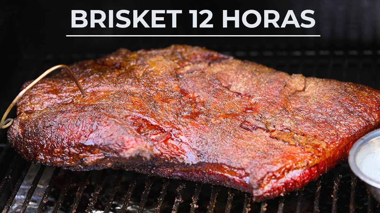 Intenté BRISKET ESTILO TEXANO 12 HORAS EN EL AHUMADOR