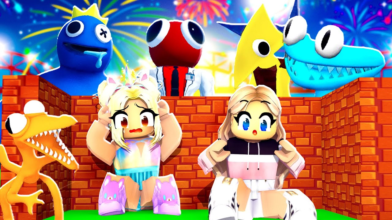 ISY & RONJA spielen NEUE RAINBOW FRIENDS 2 in Roblox