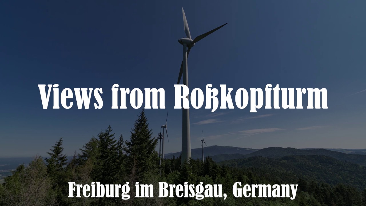 Views from Ro&szlig;kopfturm (Ro&szlig;kopf Observation Tower), Freiburg im Breisgau, Germany