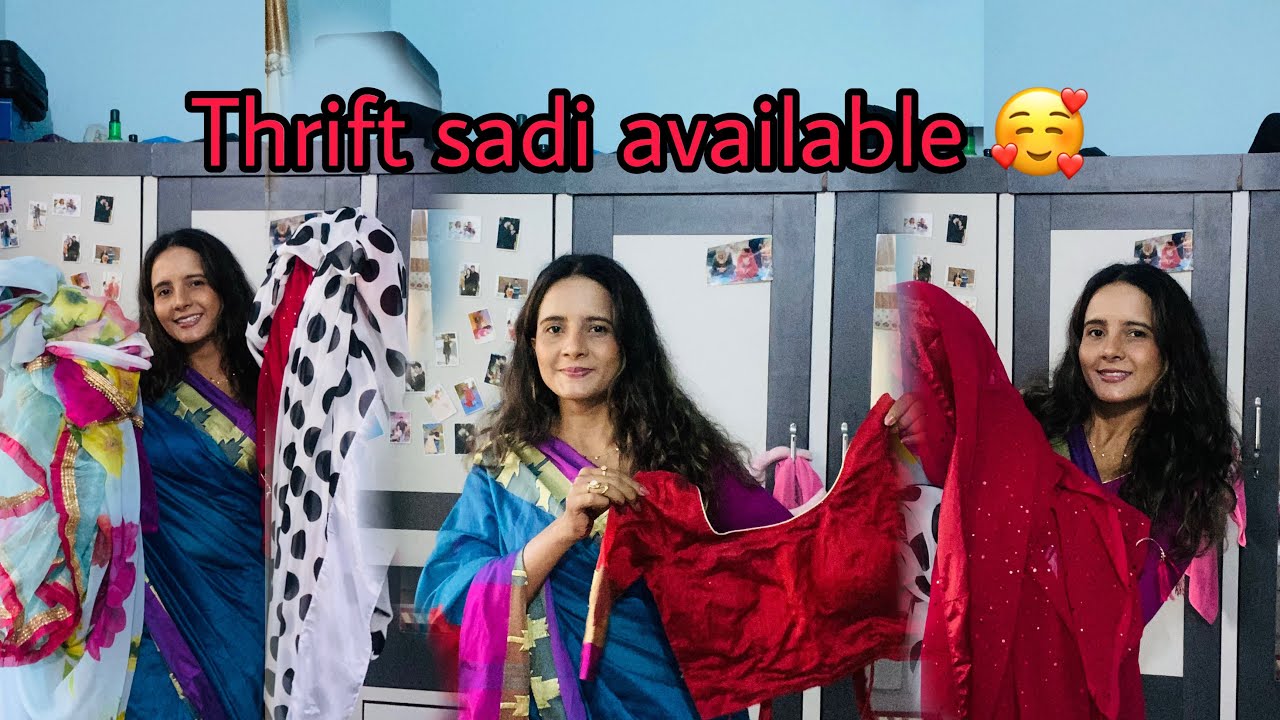 Thrift sadi available##tara dm order Whatsaap 9807085554 