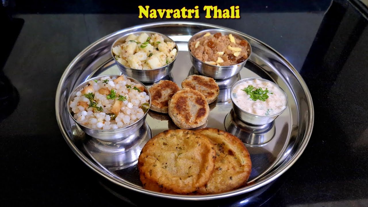 Navratri Fasting Thali | No Onion No Garlic Fasting Recipes in Malayalam | Nishi's Kitchen Vlogs