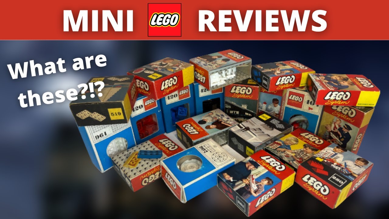 Vintage 1960s LEGO Boxes: Ultra Rare MINI Review!