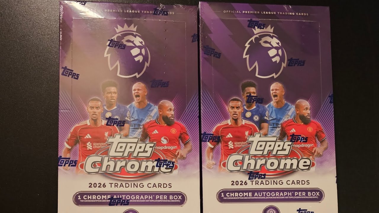*NEW* 2026 Topps Chrome Premier League HOBBY BOX card opening!! Is it worth it??