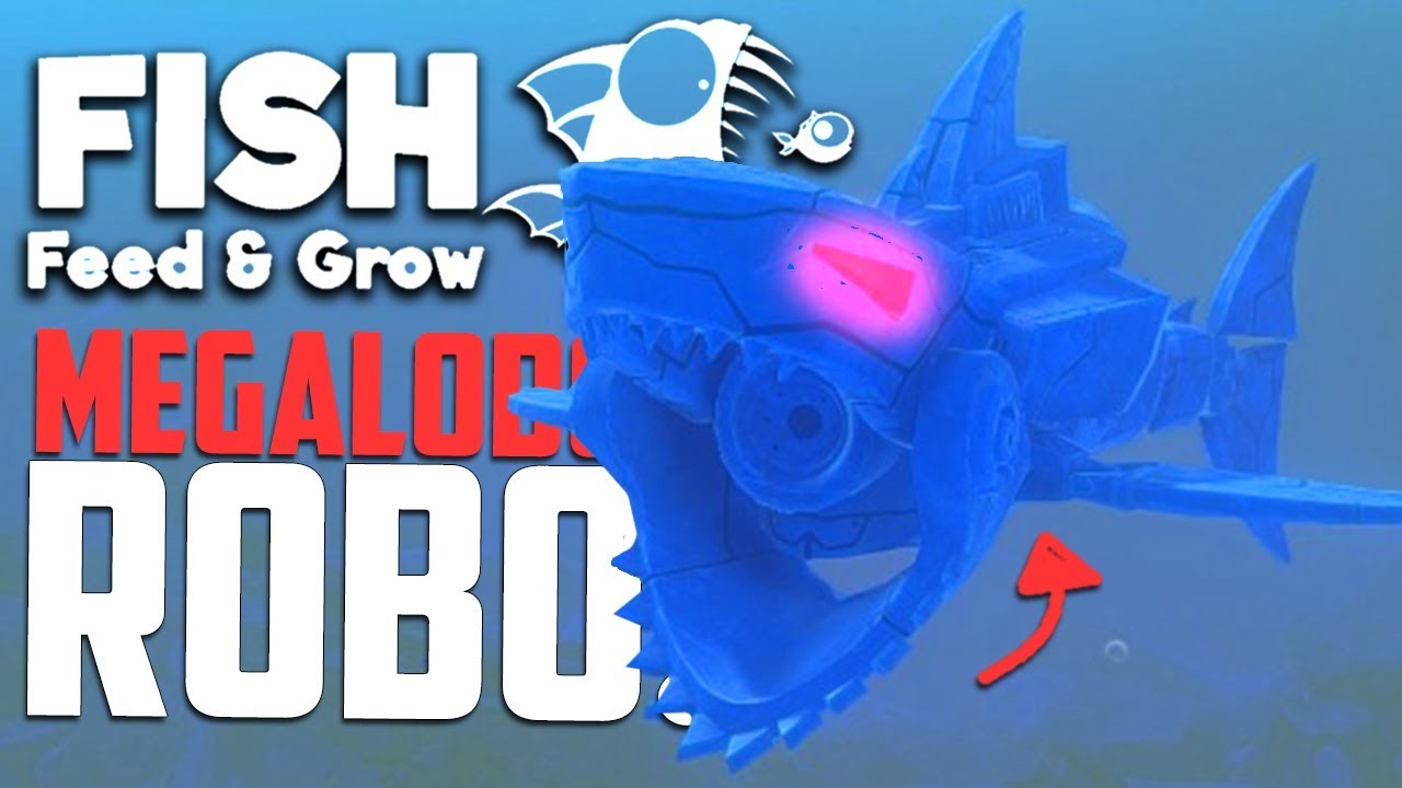 MEGA TUBARÃO ROBÔ! - Feed And Grow Fish
