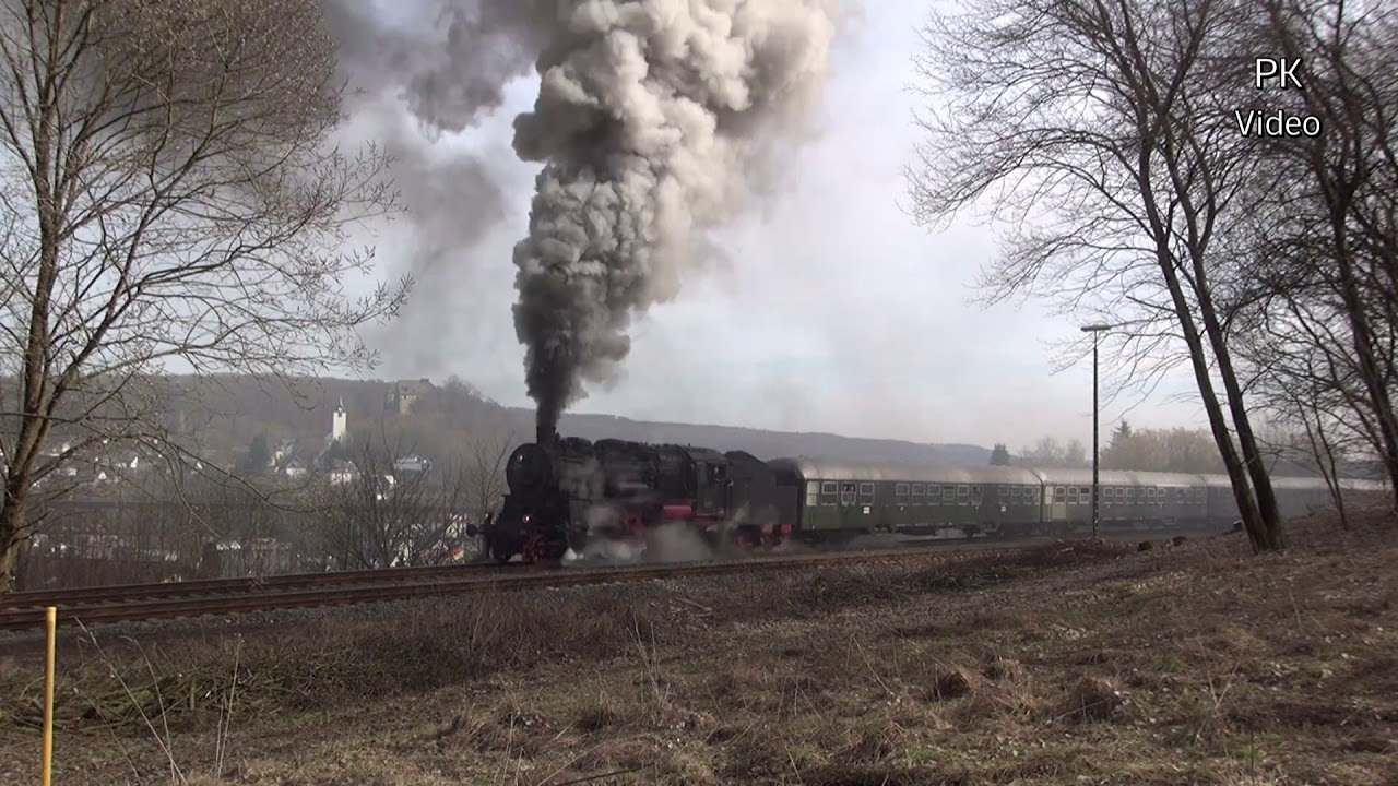 58 311 unter Volldampf für die Eisenbahnfreunde Treysa mit Bonus