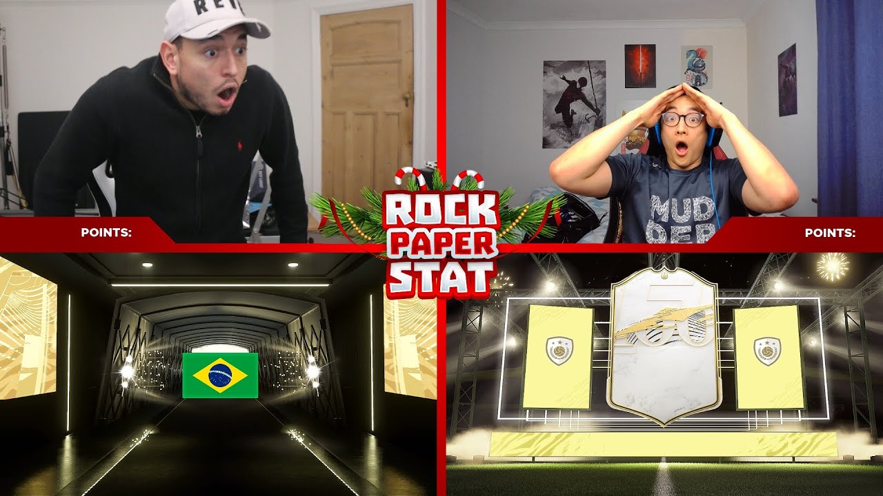 I CAN'T BELIEVE WE GOT HIM!!! EPIC *ICON* ROCK PAPER STAT vs ItsJames!!! (FIFA 21)