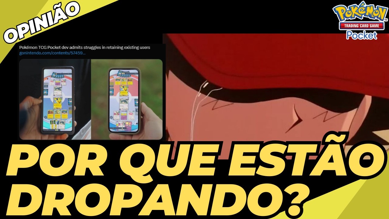 As pessoas estão parando de jogar o Pokémon TCG Pocket...