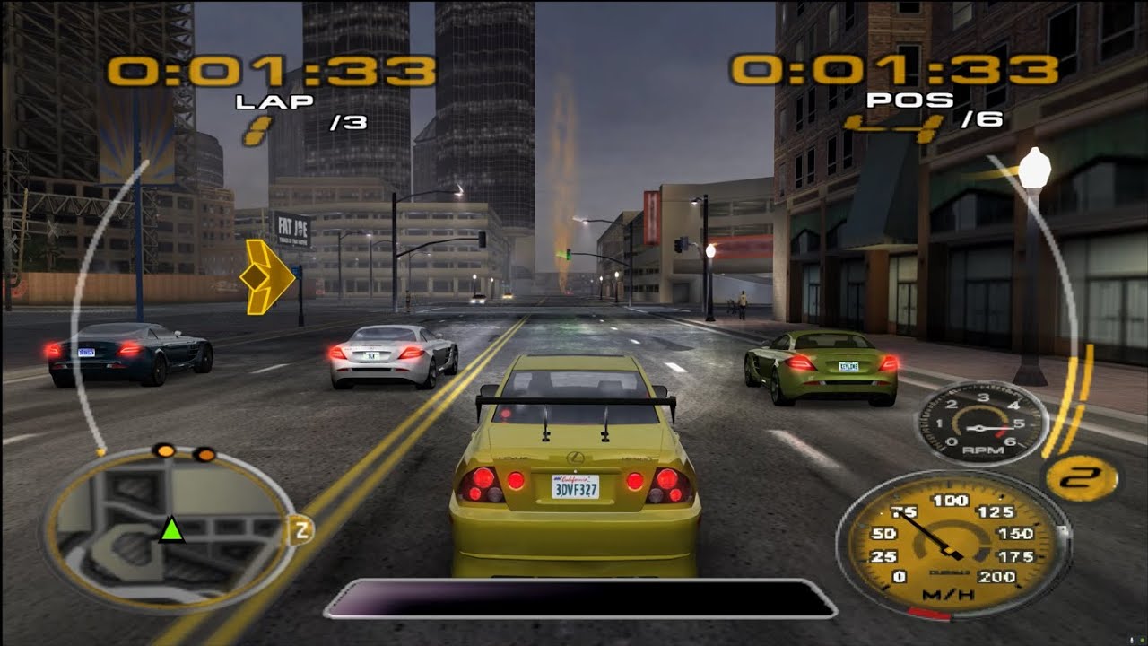 MIDNIGHT CLUB 3 GAMEPLAY 4K [PCSX2 1.7.0] LEXUS IS300 X SLR MCLAREN