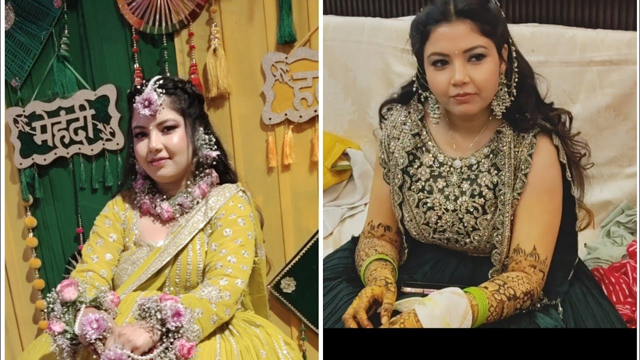 Haldi and Mehndi function # full masti #full injoy