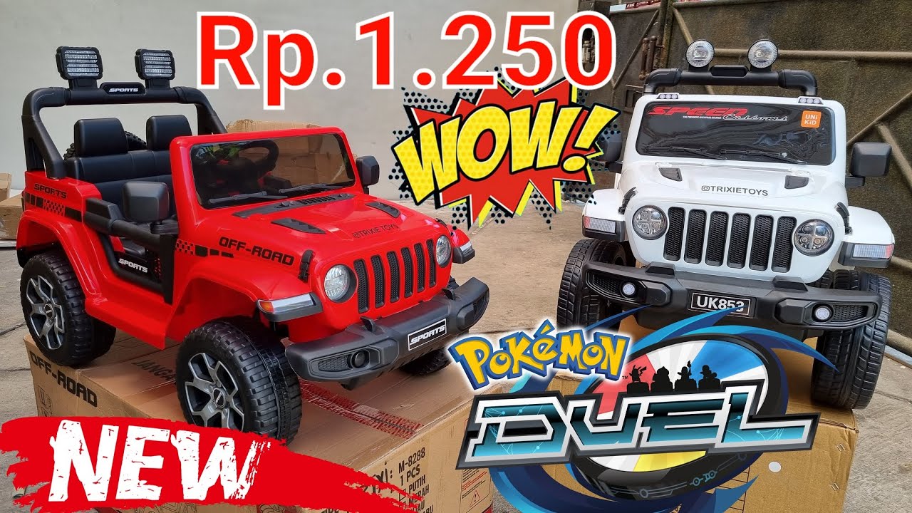 Rubicon Rp. 1.250 PMB 8288 Mainan Anak Mobil Aki JEEP Electric Kids Car Toys