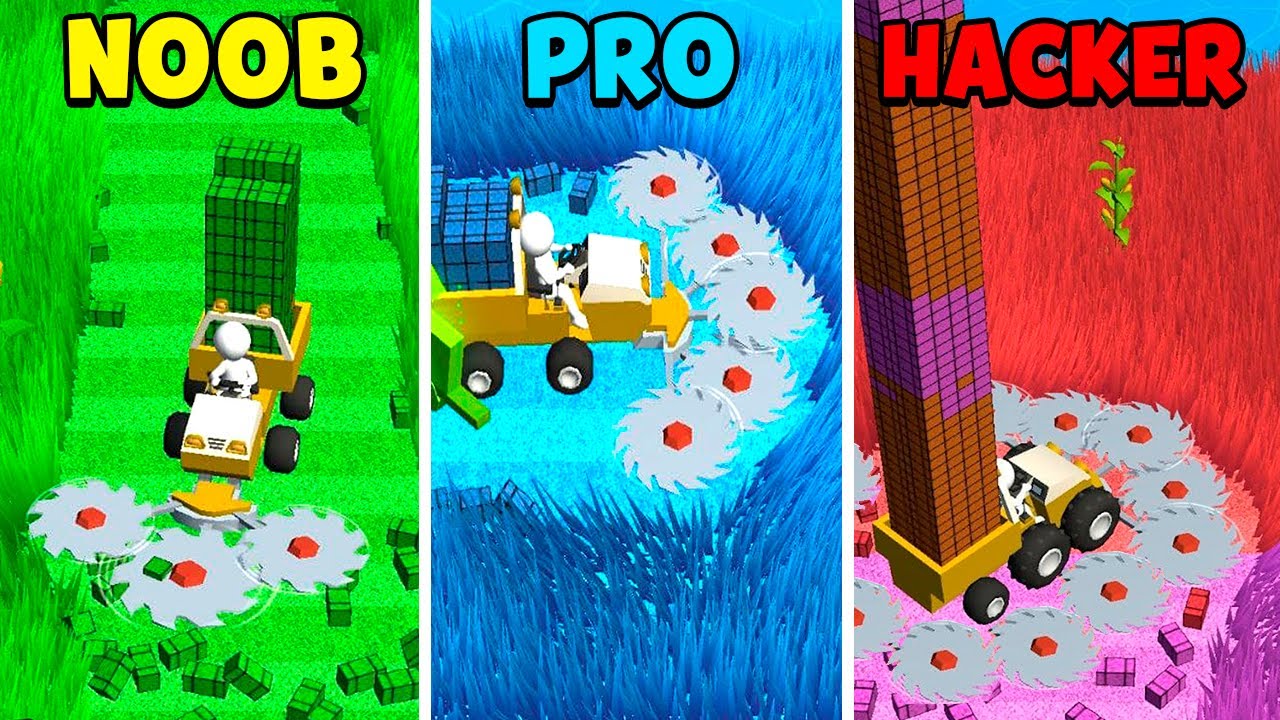 NOOB vs PRO vs HACKER - Stone Grass
