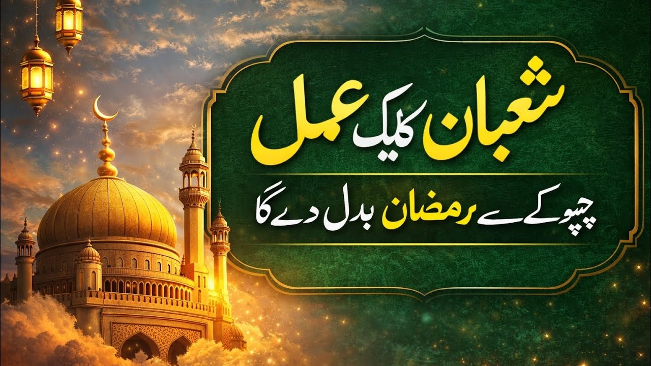 Shaban Ka Ek Amal Jo Ramzan Ko Badal Dega | Powerful wazifa reminder