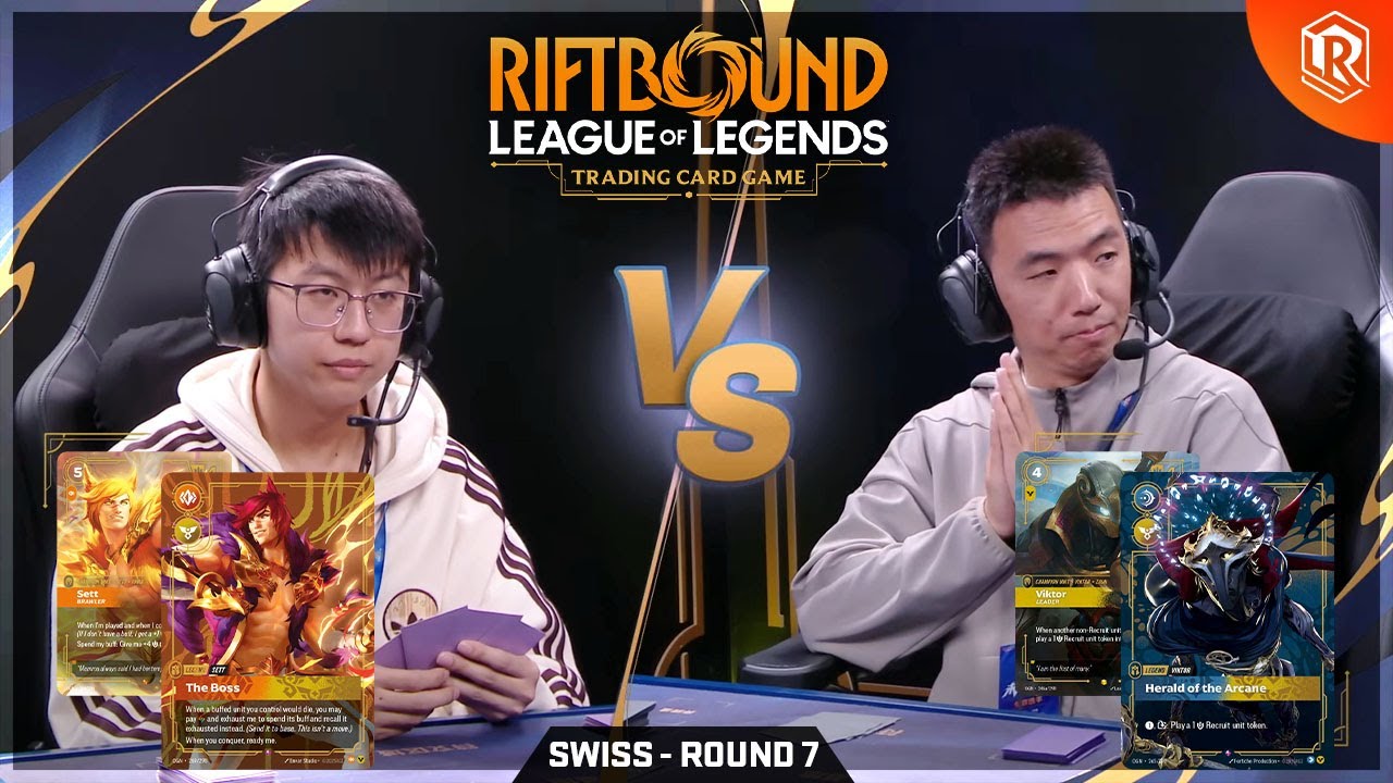 $30K Riftbound National Open – Round 7 | Sett vs Viktor | Runes & Rift