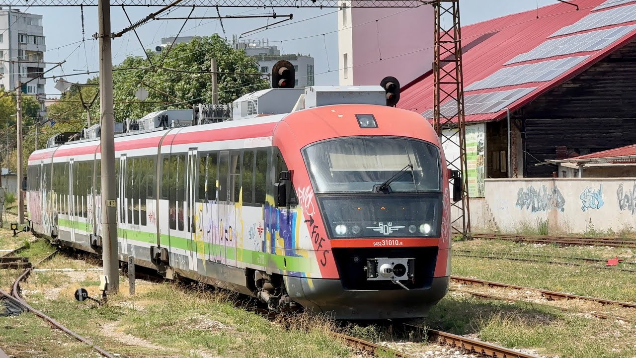 КПВ 19217 с 31 010 пристига в крайна гара Асеновград / SPT 19217 with 31 010 arrives in Asenovgrad
